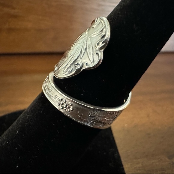 STERLING Souvenir Spoon Ring - Picture 4 of 17